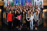 Besuchergruppe des Parler Gymnasiums aus Schwäbisch Gmünd - 10.10.2013